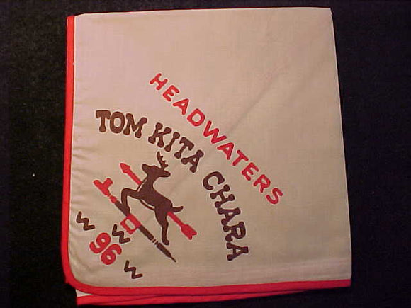 96 N? TOM KITA CHARA N/C, HEADWATERS CHAPTER, TAN COTTON/RED PIPING, NOT IN BLUEBOOK