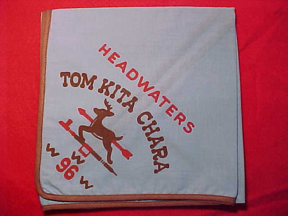 96 N? TOM KITA CHARA N/C, HEADWATERS CHAPTER, BLUE COTTON/BROWN PIPING, NOT IN BLUEBOOK