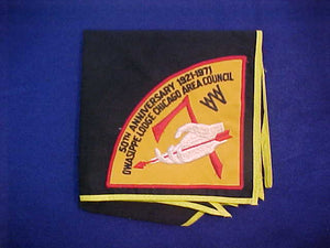 7 P2 OWASIPPE, 50TH ANNIVERSARY, ON NECKERCHIEF