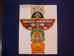 23 eX1989-2,3 + eX1990-1, 2,  WENASA QUENHOTAN,  4-PIECE ACTIVITY SET