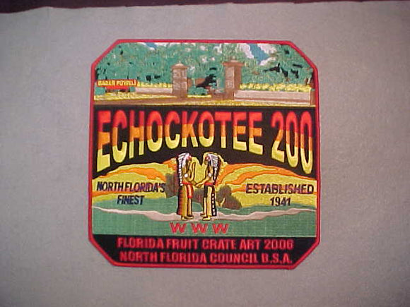 200 eJ2006-2 ECHOCKOTEE, 2006 JACKET PATCH