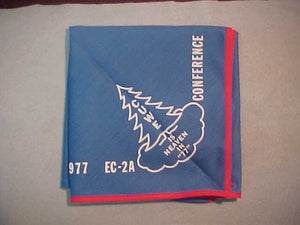 218 N12 CUWE, 1977 EC-2A CONFERENCE NECKERCHIEF