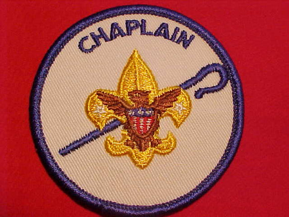 CHAPLAIN, 1973-89, WHITE TWILL