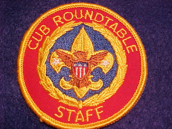 CUB ROUNDTABLE STAFF, 1972-90, GAUZE BACK