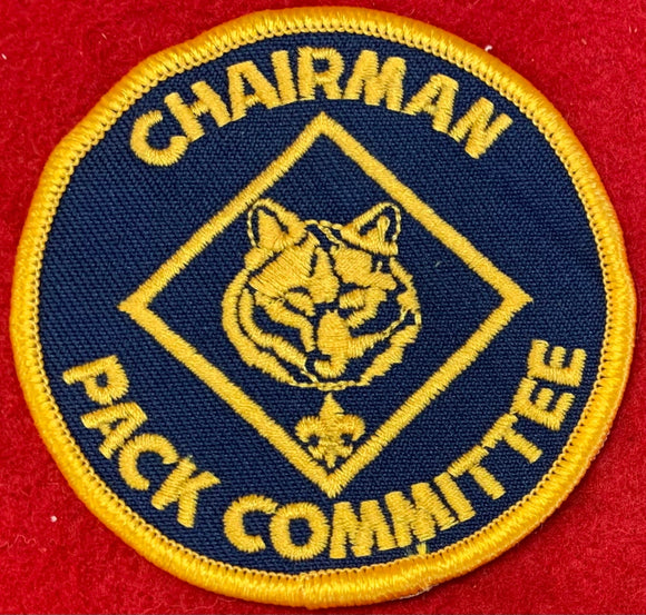 Chairman Pack Committee. Gold Border. 1990's - 2009.