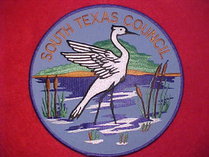SOUTH TEXAS COUNCIL JACKET PATCH, 7" ROUND