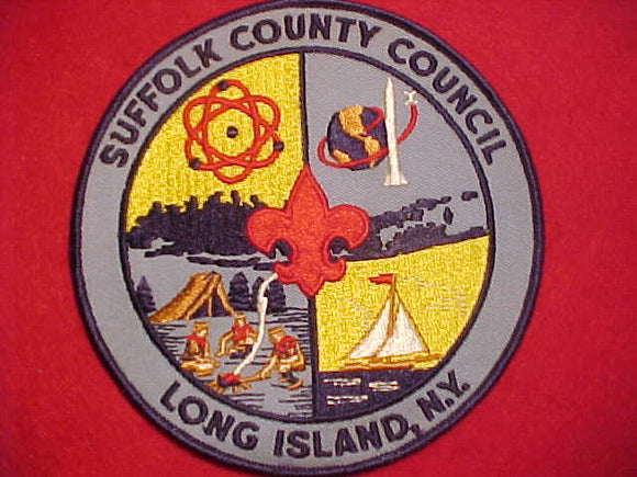 SUFFOLK COUNTY COUNCIL JACKET PATCH, LONG ISLAND, N.Y., 1960'S, 6