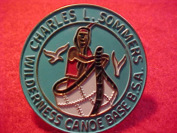 CHARLES L. SOMMERS NC SLIDE, WILDERNESS CANOE BASE, METAL