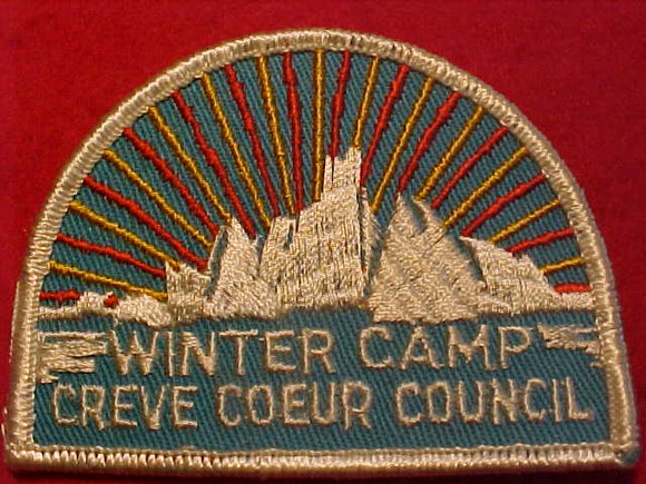 CREVE COEUR COUNCIL WINTER CAMP, WHITE BDR., 1960'S