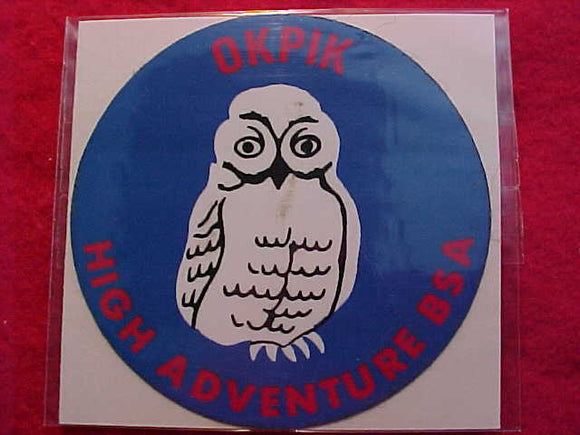 OKPIK HIGH ADVENTURE STICKER