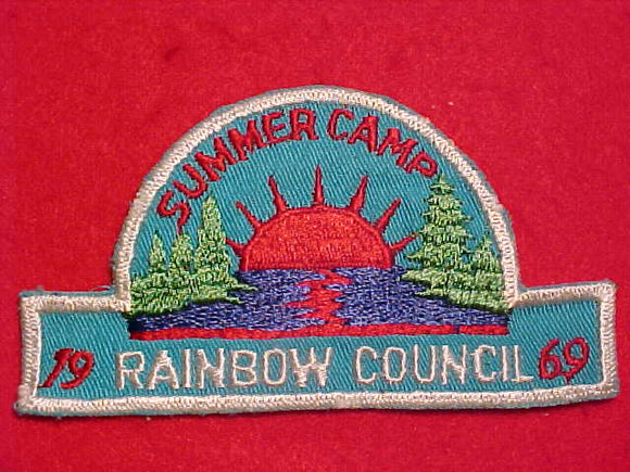 RAINBOW COUNCIL, 1969 SUMMER CAMP, HAT SHAPE
