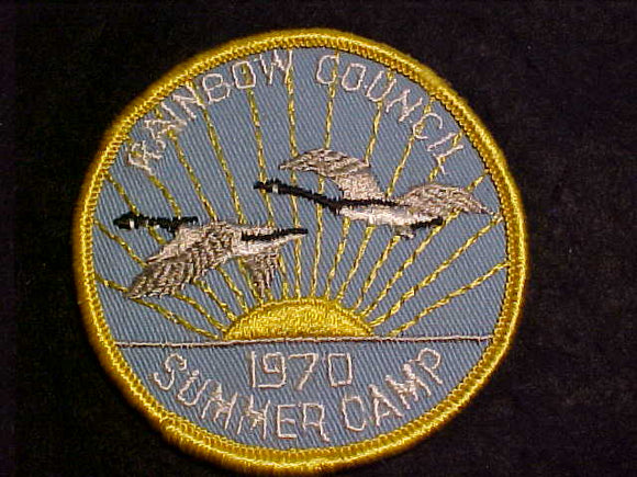 RAINBOW COUNCIL, SUMMER CAMP, 1970, MINT
