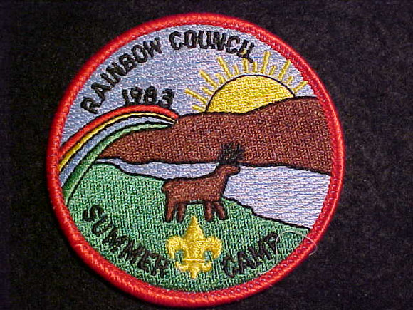 RAINBOW COUNCIL, SUMMER CAMP, 1983