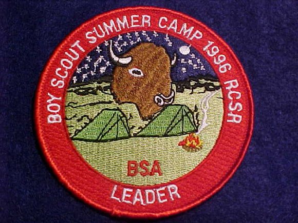 RAINBOW COUNCIL SCOUT RESV., BOY SCOUT SUMMER CAMP, 1996, LEADER