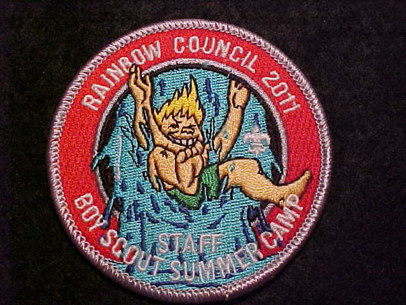 RAINBOW COUNCIL BOY SCOUT SUMMER CAMP, STAFF, 2011