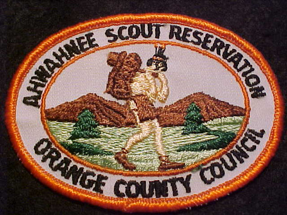 AHWAHNEE SCOUT RESV. PATCH, ORANGE COUNTY COUNCIL