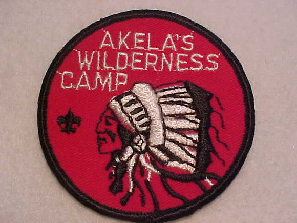 AKELA'S WILDERNESS CAMP PATCH, CB