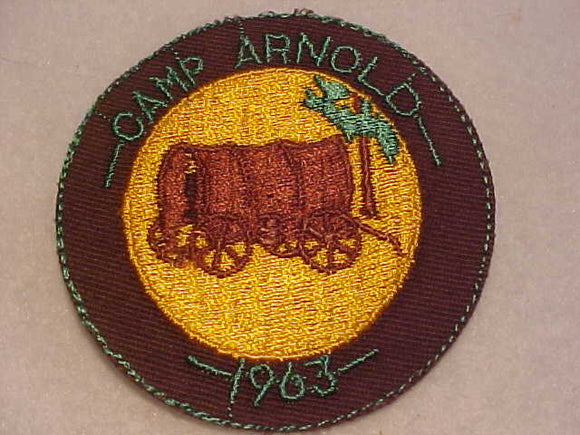 ARNOLD CAMP PATCH, 1963, NO BORDER