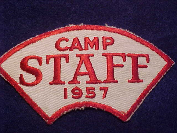 CAMP STAFF N/C PATCH, 9157