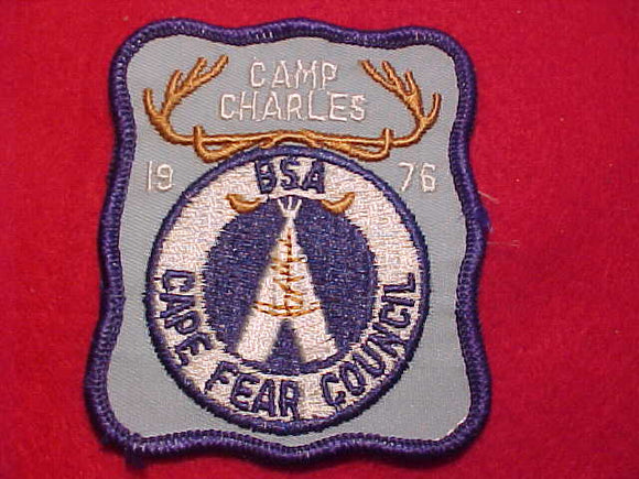 CHARLES CAMP PATCH, 1976, CAPE FEAR COUNCIL