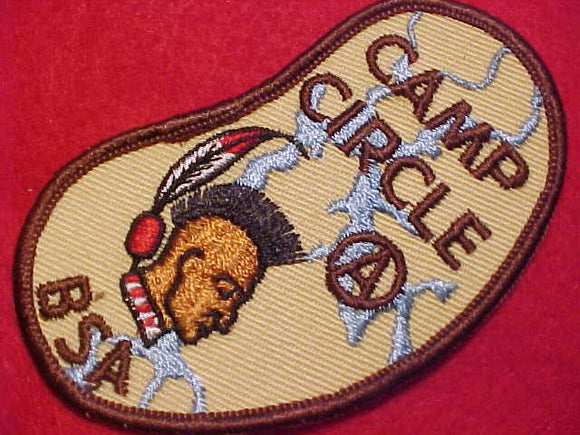 CIRCLE CAMP PATCH, 1960'S?