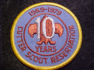 CUTTER SCOUT RESV., 10 YEARS, 1969-1979