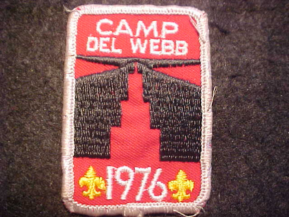 DEL WEBB CAMP PATCH, 1976
