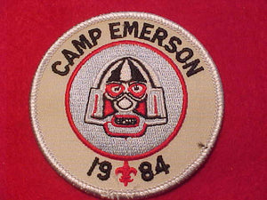 EMERSON CAMP PATCH, 1984