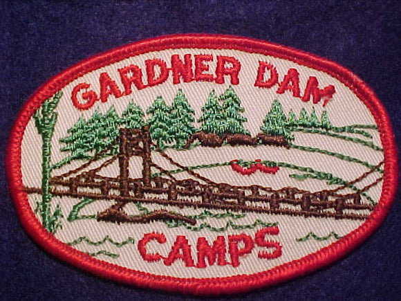GARDNER DAM CAMPS PATCH, 1960'S