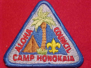 HONOKAIA CAMP PATCH, ALOHA COUNCIL