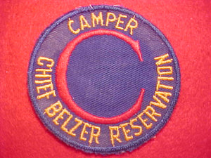CHIEF BELZER RESV. PATCH, FIRECRAFTER CAMPER