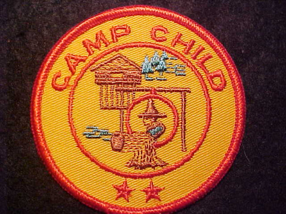CHILD CAMP PATCH, OLD COLONY COUNCIL, 2 STARS