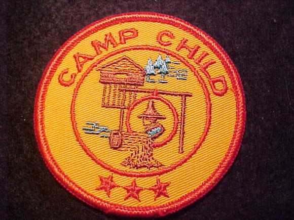 CHILD CAMP PATCH, OLD COLONY COUNCIL, 3 STARS
