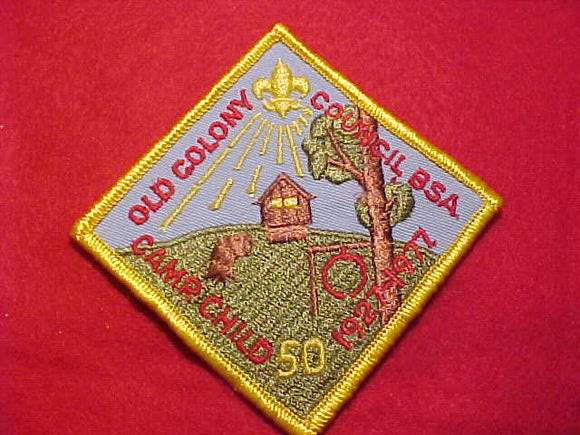 CHILD CAMP PATCH, 1927-1977, 50 YEARS