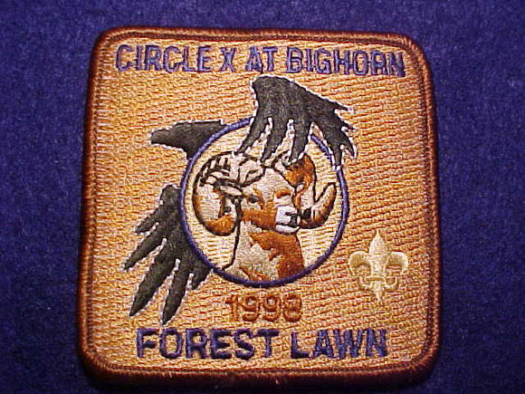 CIRCLE X AT BIGHORN PATCH, 1998, FOREST LAWN