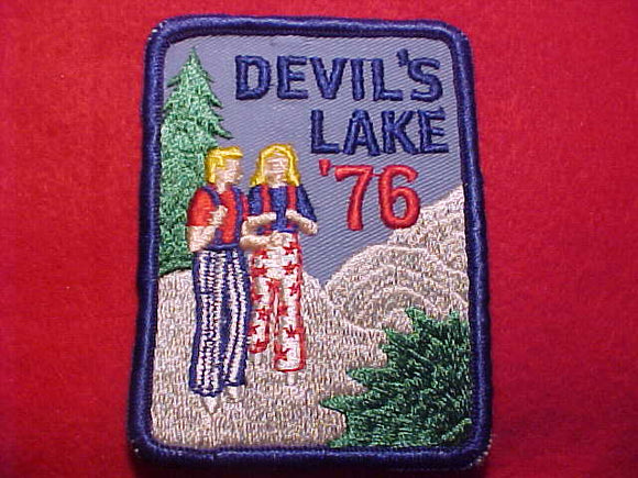 DEVIL'S LAKE CAMP PATCH, 1976