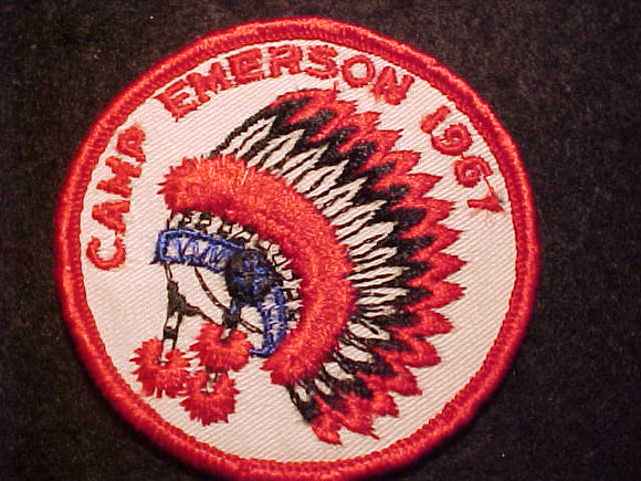 EMERSON CAMP PATCH, 1961