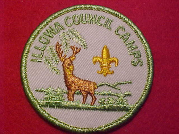 ILLOWA COUNCIL CAMPS PATCH