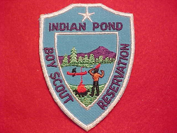 INDIAN POND BOY SCOUT RESV. PATCH, 1950'S-60'S?