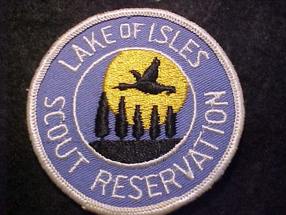 LAKE OF ISLES SCOUT RESV. PATCH, 5 BLACK TREES, 1960'S?