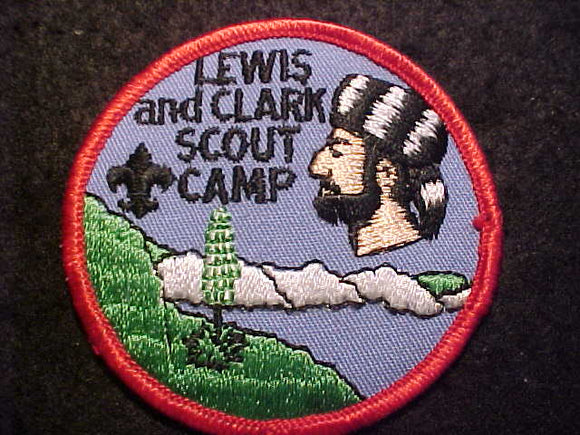 LEWIS AND CLARK SCOUT CAMP PATCH
