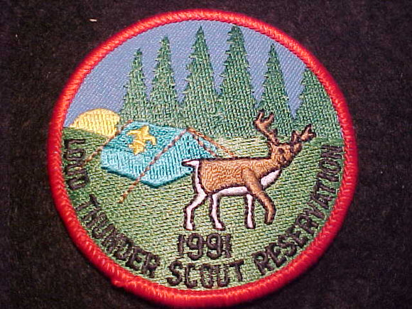 LOUD THUNDER SCOUT RESV. PATCH, 1991