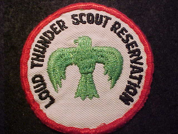 LOUD THUNDER SCOUT RESV. PATCH, 1960'S, USED