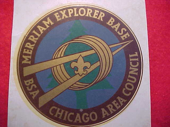 MERRIAM EXPLORER BASE DECAL, CHICAGO AREA COUNCIL