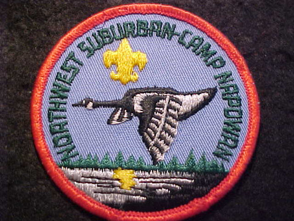 NAPOWAN CAMP PATCH, NORTHWEST SUBURBAN COUNCIL, PB, USED
