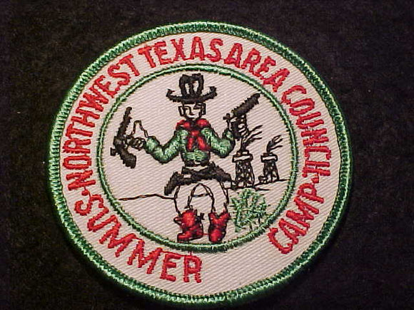 NORTHWEST TEXAS AREA COUNCIL PATCH, SUMMER CAMP