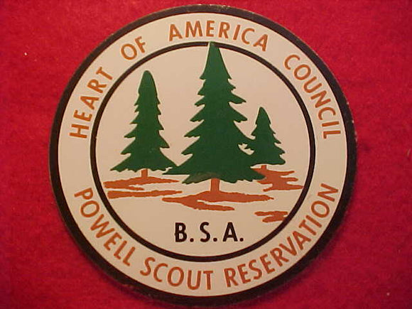 POWELL SCOUT RESV. STICKER, HEART OF AMERICA COUNCIL