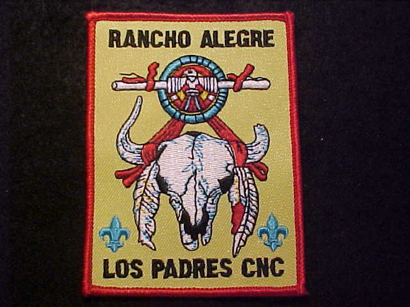 RANCHO ALEGRE PATCH, LOS PADRES CNC, RED BDR.