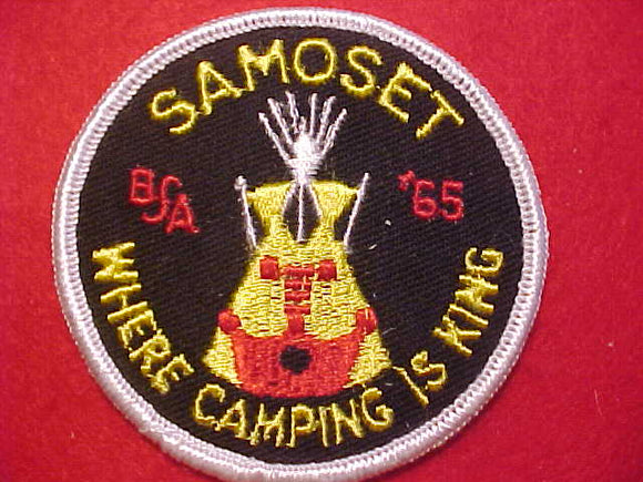 SAMOSET CAMP PATCH, 1965