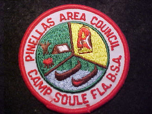 SOULE CAMP PATCH, PINELLAS AREA COUNCIL, 1960'S